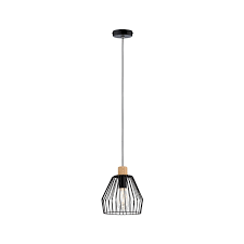 SUSPENSION CAMEO IP44 MAX 20W E27 NOIR 230V
