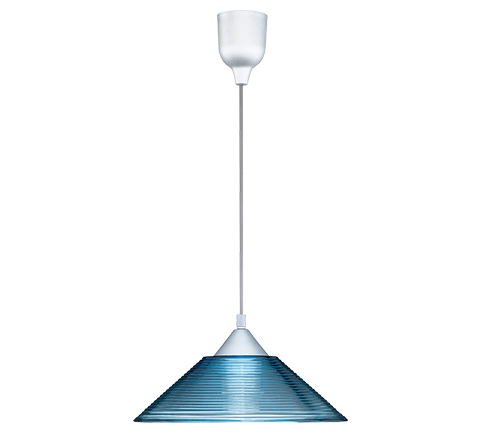 SUSPENSION TRIO DIEGO BLEU EXCL.1 X E27 MAX.60W H:125CM D:30CM