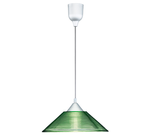 SUSPENSION TRIO DIEGO VERT EXCL.1 X E27 MAX.60W H:125CM D:30CM