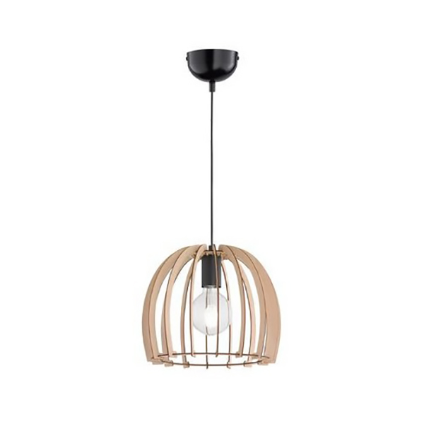 SUSPENSION REALITY WOOD EXCL. 1 X E27, MAX. 60W H:150CM, D:30CM,