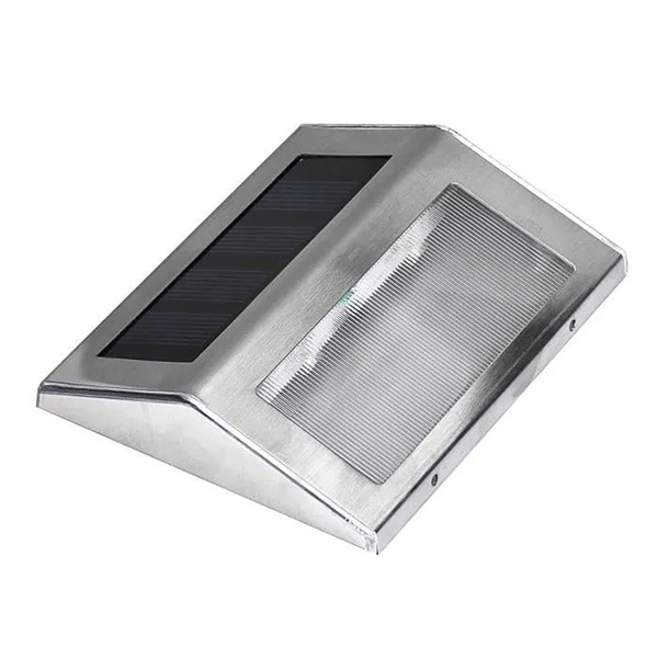 APPLIQUE D ESCALIER SOLAIRE D EXTERIEUR IP44 3000K GRIS