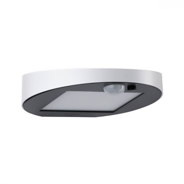 APPLIQUE EXTERIEURE SOLAIRE RYSE BLANC AVEC DETECTEUR DE MOUVEMENT IP44 100LM