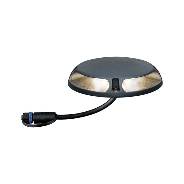 APPLIQUE SOLAIRE LED IP67 2X350LM 3000K 24V 180° ANTHRACITE