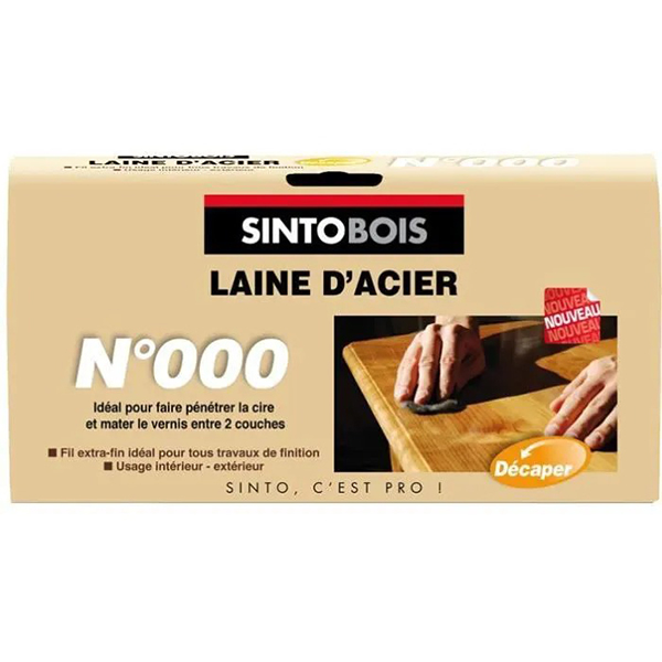 LAINE D ACIER SINTO BOIS 150GR