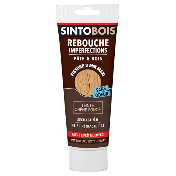 SINTOBOIS PATE A BOIS EAU CHENCE FONCE 250GR