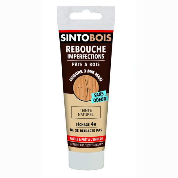 SINTOBOIS PATE A BOIS EAU BLANC TUBE 250GR