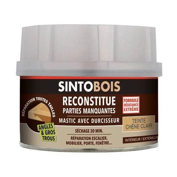 RECONSTITUE BOIS GROS TROUS CHENE CLAIR 500ML