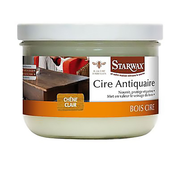 CIRE ANTIQUAIRE PATE CHENE CLAIR 375ML