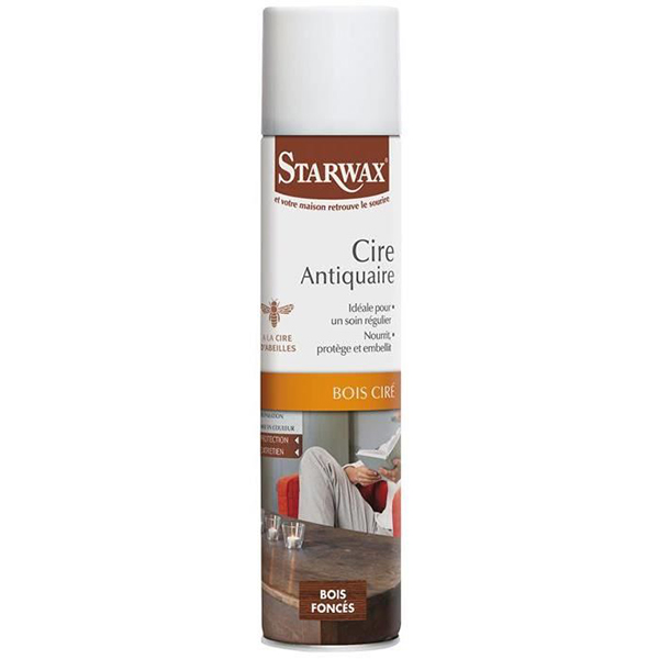 CIRE ANTIQUAIRE AEROSOL BOIS FONCE 300ML