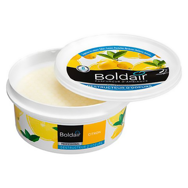 GEL DESTRUCTEUR ODEURS CITRON BOLDAIR 300G