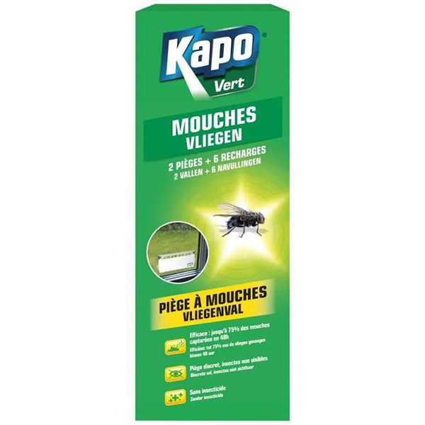 KAPO VERT PIEGE MOUCHE X2