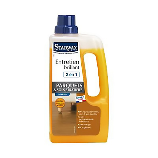ENTRETIEN BRILLANT 2EN1 PARQUET STRATIFIES 1L