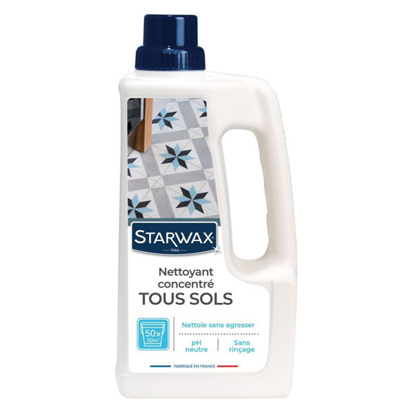 NETTOYANT ANTIQUAIRE CONCENTRE PH NEUTRE SOLS INTERIEURS 1L