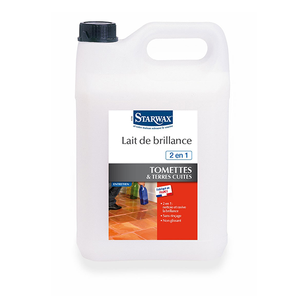 LAIT DE BRILLANCE TOMETTE ET TERRE CUITE 5L