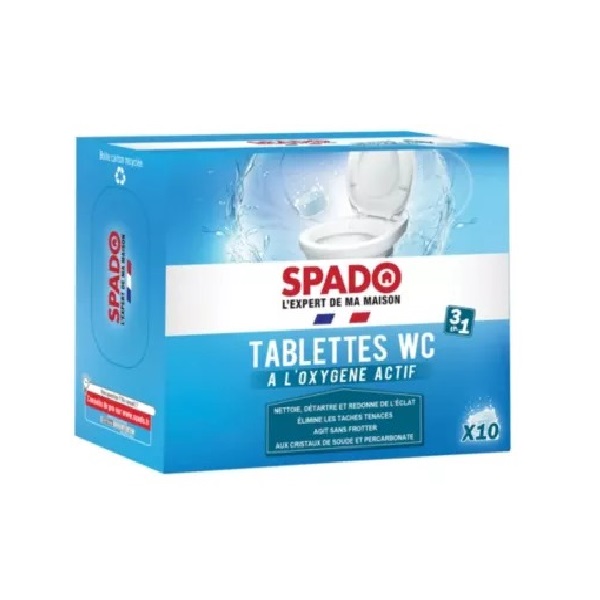 SPADO TABLETTES WC 10 X 25G
