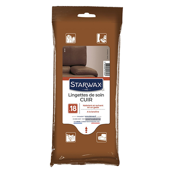 LINGETTES CUIR X18
