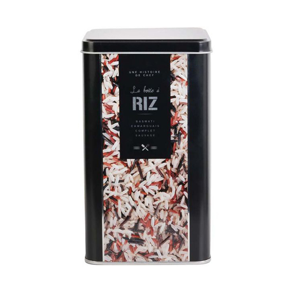 BOITE A RIZ METAL EMBOSSE