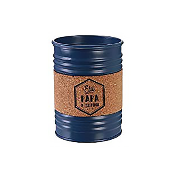 BOUGIE POT METAL UN PAPA EN OR ASSORTI
