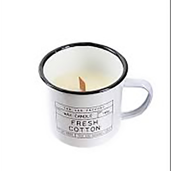 BOUGIE MUG EMAILLE LAB
