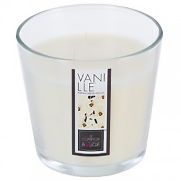 BOUGIE PARFUMEE 2 MECHES BOIS LAB VERRE 260GR
