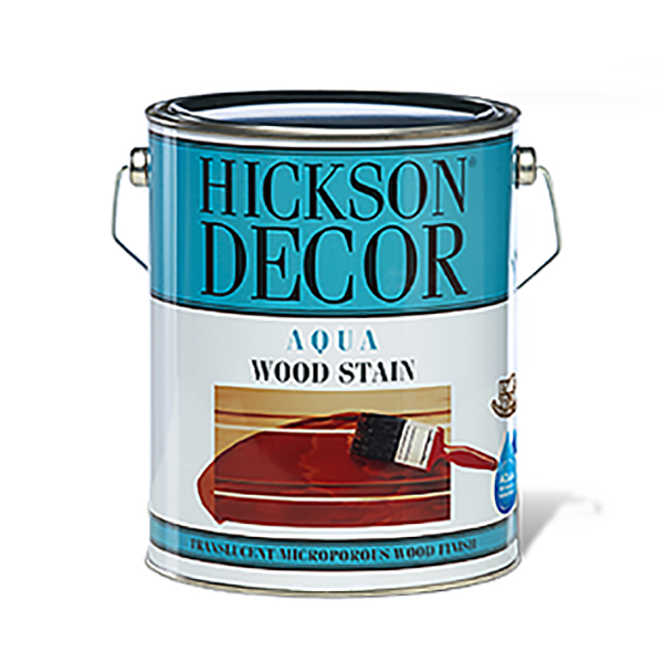 HICKSON DECOR AQUA WOOD STAIN WALNUT 15 LITRES
