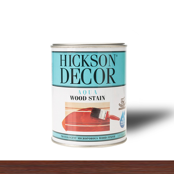 HICKSON DECOR AQUA WOOD STAIN BURMA 01 LITRE