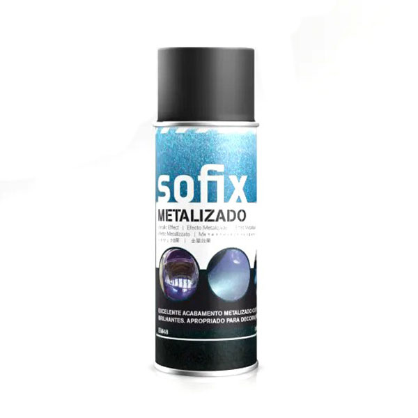 SOFIX EM48 SPRAY PEINTURE 400ML NOIR METALISE