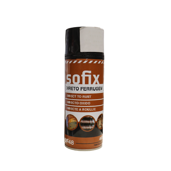 SOFIX DF48 SPRAY DIRECT ROUILLE 400ML BLANC BRILLANT