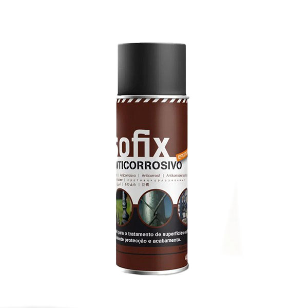 SOFIX AC48 SPRAY ANTICORROSIF 400ML NOIR GRAPHITE