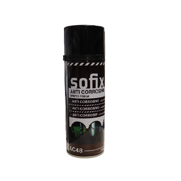 SOFIX AC48 SPRAY ANTICORROSIF 400ML GRIS FORGE