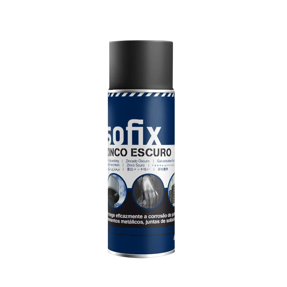 SOFIX ZE24 SPRAY ZINC FONCE 400ML
