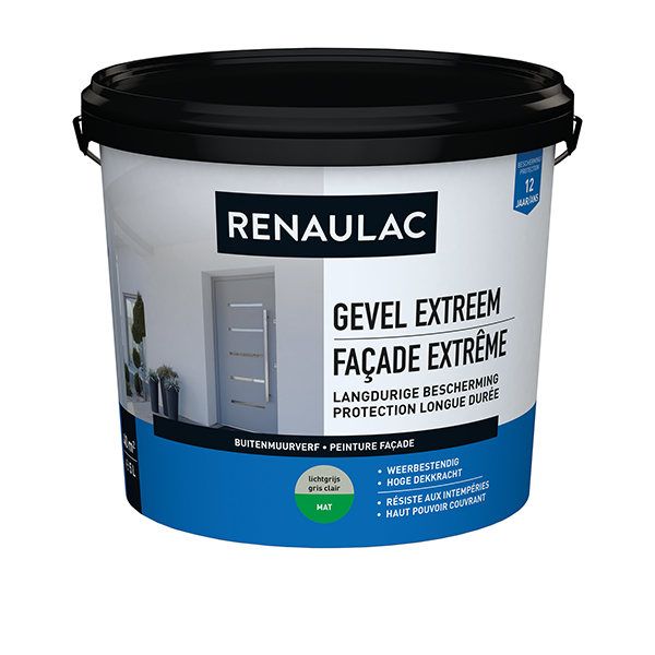 PEINTURE FACADE EXTREME GRIS CLAIR 5 LITRES RENAULAC