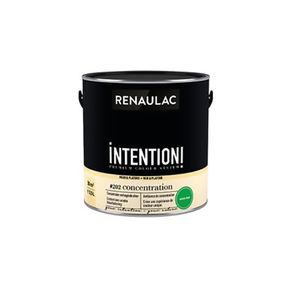RENAULAC INTENTION MUR &amp; PLAFOND EXTRA MAT CONCENTRATION 2,5L
