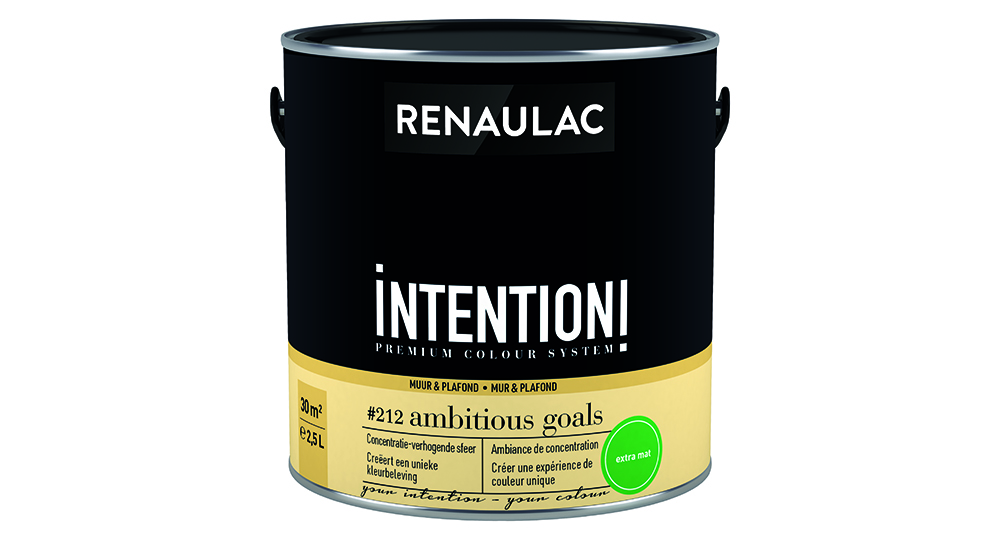 RENAULAC INTENTION MUR &amp; PLAFOND EXTRA MAT AMBITIOUS GO 2,5L