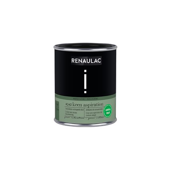 RENAULAC INTENTION MUR &amp; PLAFOND EXTRA MAT KEEN ASPI 125ML