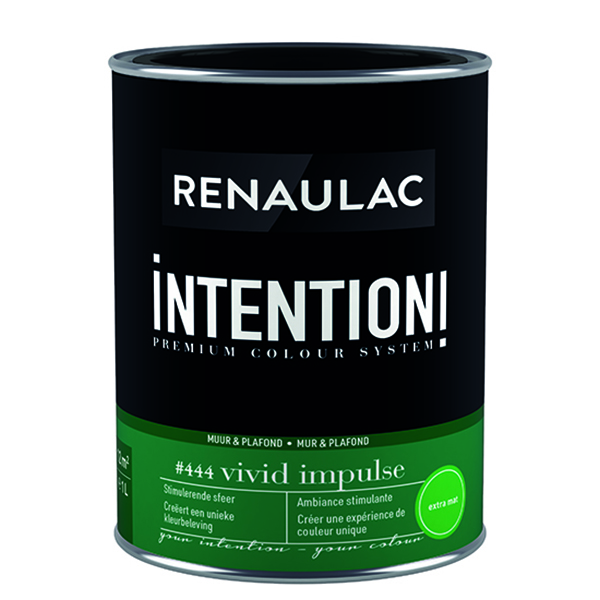 RENAULAC INTENTION MUR &amp; PLAFOND EXTRA MAT VIVID IMPULS 1L