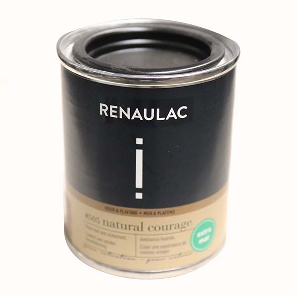 RENAULAC INTENTION MUR &amp; PLAFOND EXTRA MAT NATURAL COURAGE 125ML