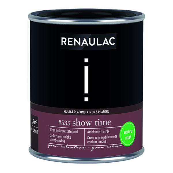 RENAULAC INTENTION MUR &amp; PLAFOND EXTRA MAT SHOW TIME 125ML