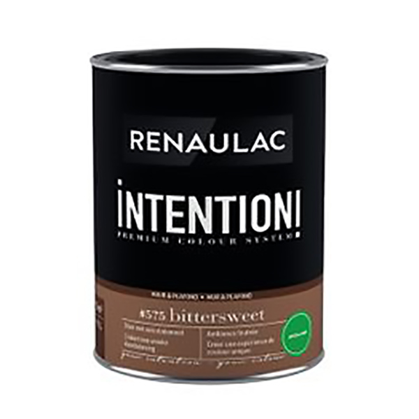 RENAULAC INTENTION MUR &amp; PLAFOND EXTRA MAT BITTERSWEET 1L
