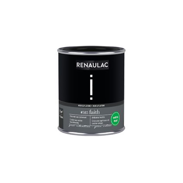 RENAULAC INTENTION MUR &amp; PLAFOND EXTRA MAT FAITH 125ML