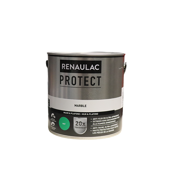 PEINTURE A L EAU INTERIEUR RENAULAC PROTECT MAT MARBLE 2,5L