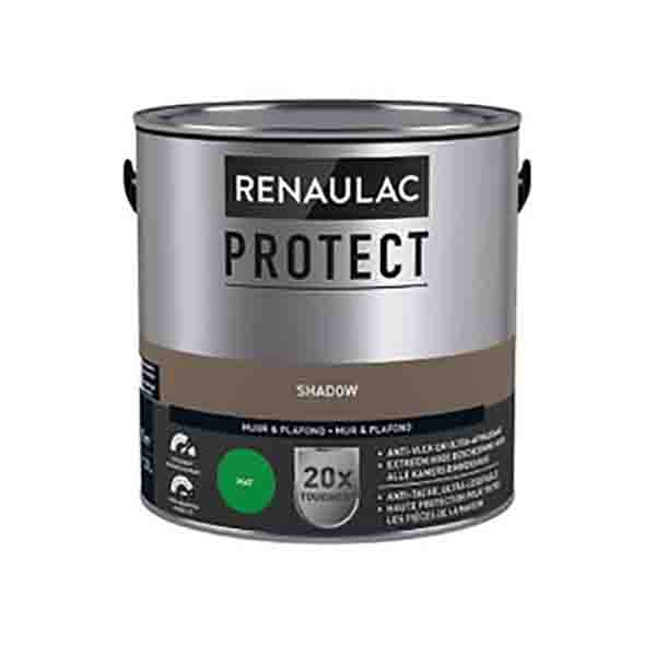 PEINTURE A L EAU INTERIEUR RENAULAC PROTECT MAT SHADOW 2,5L
