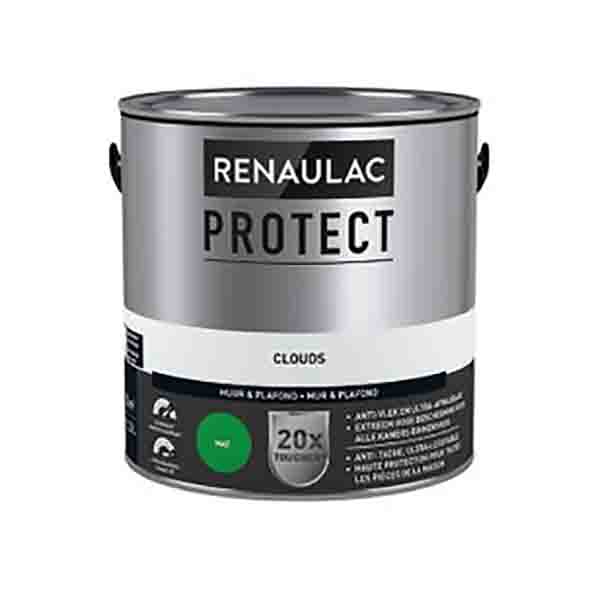 PEINTURE A L EAU INTERIEUR RENAULAC PROTECT MAT CLOUDS 2,5L