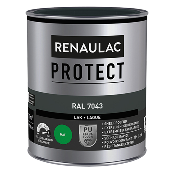 RENAULAC PROLAQ PROTECT MAT 0,25L RAL 7043