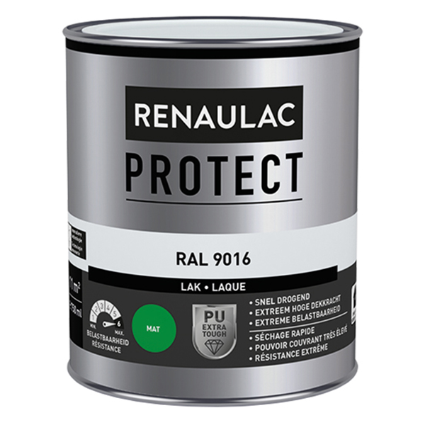 RENAULAC PROLAQ PROTECT MAT 0,75L RAL 9016
