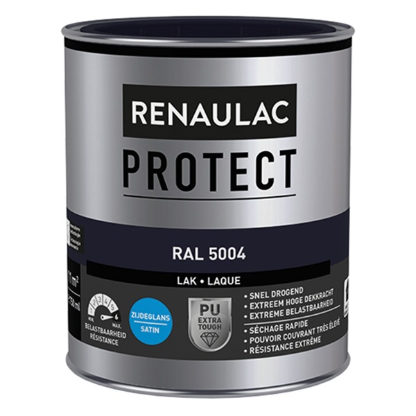 RENAULAC PROLAQ PROTECT SATINE 0,25L RAL 5004