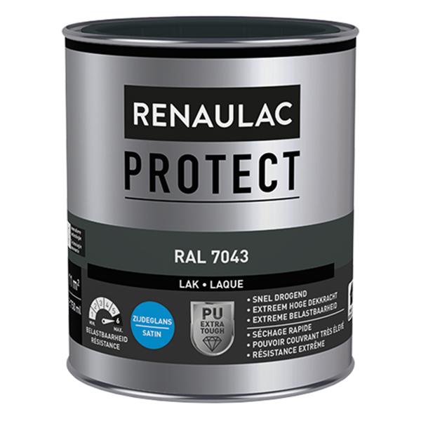 RENAULAC PROLAQ PROTECT SATINE 0,25L RAL 7043