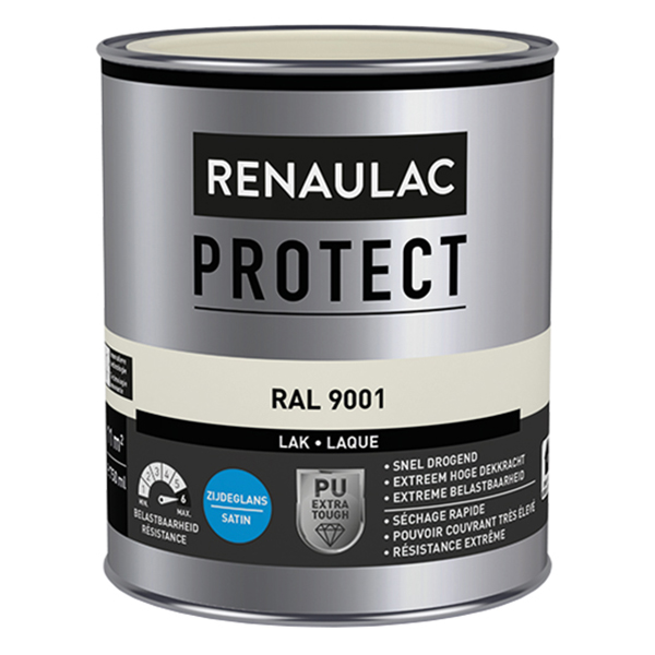 RENAULAC PROLAQ PROTECT SATINE 0,25L RAL 9001