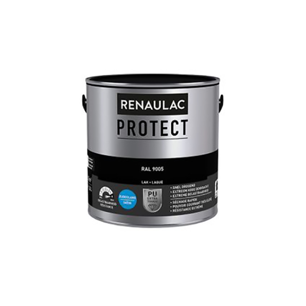RENAULAC PROLAQ PROTECT SATINE 2,5L RAL 9005