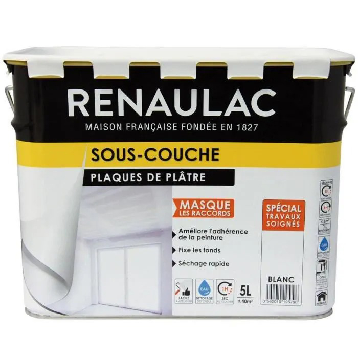 RENAULAC SOUS-COUCHE PLAQUE DE PLATRE 5L